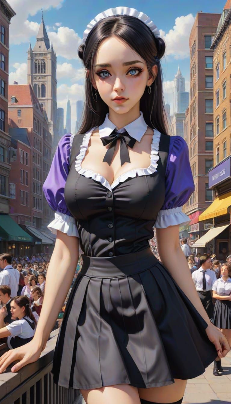 Purple Gothic Maid