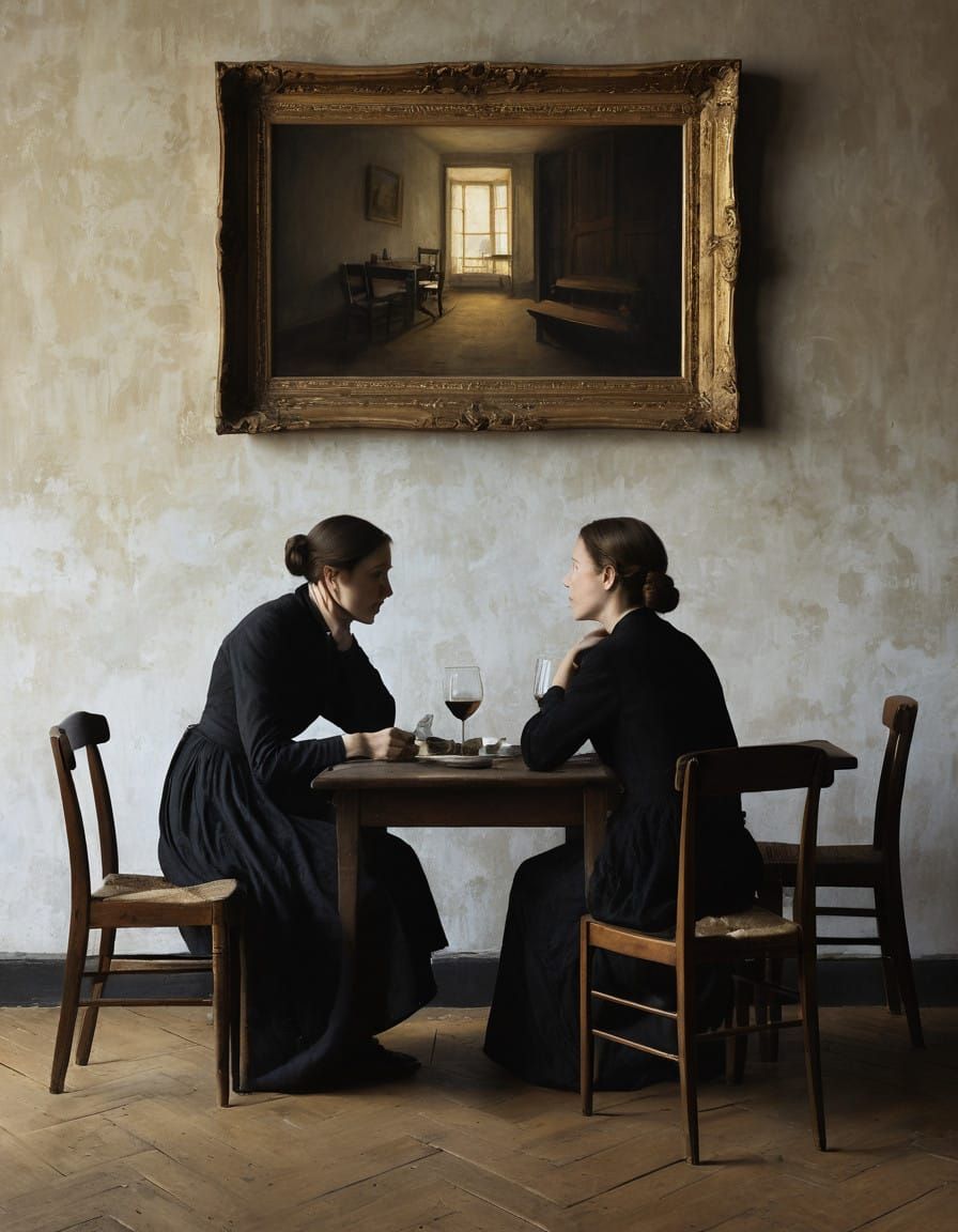 Romantic Tandem in Golden Light