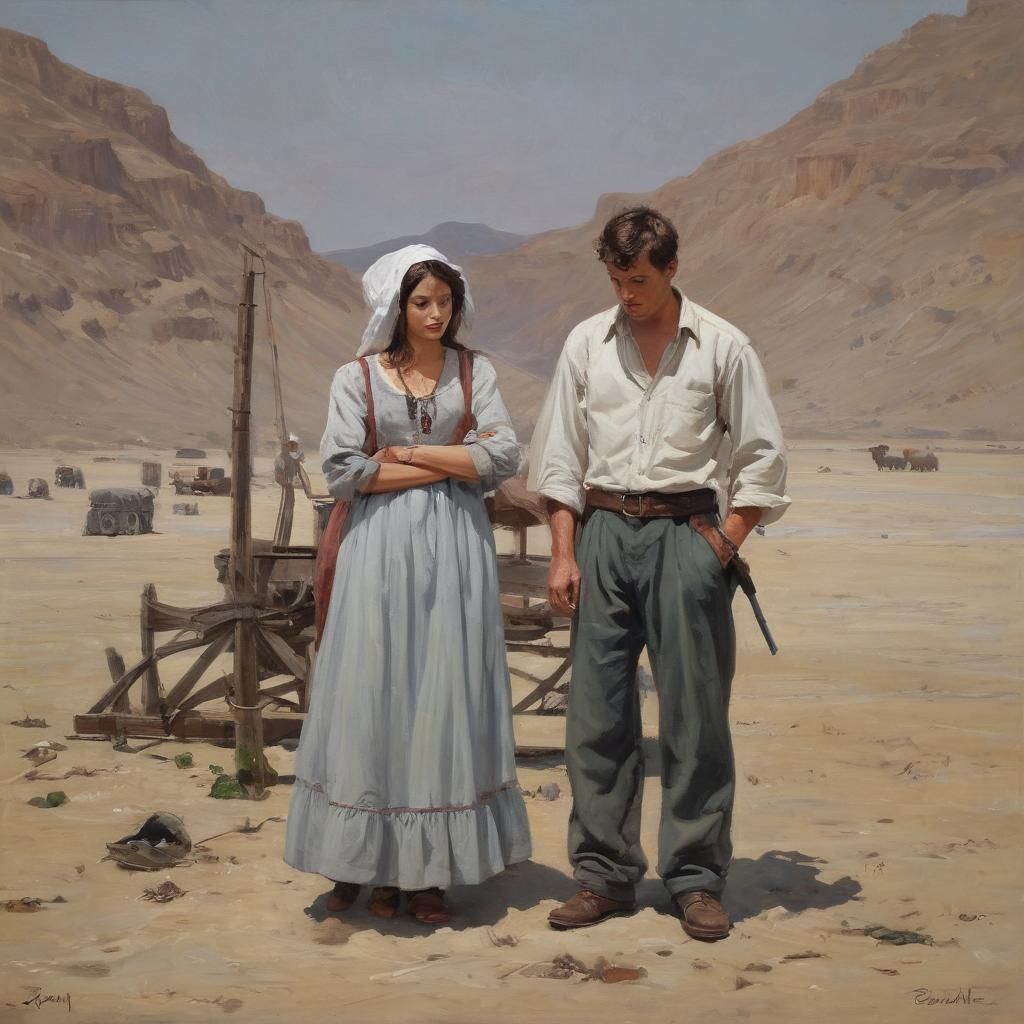 Oil Painting in the Style of James Gurney