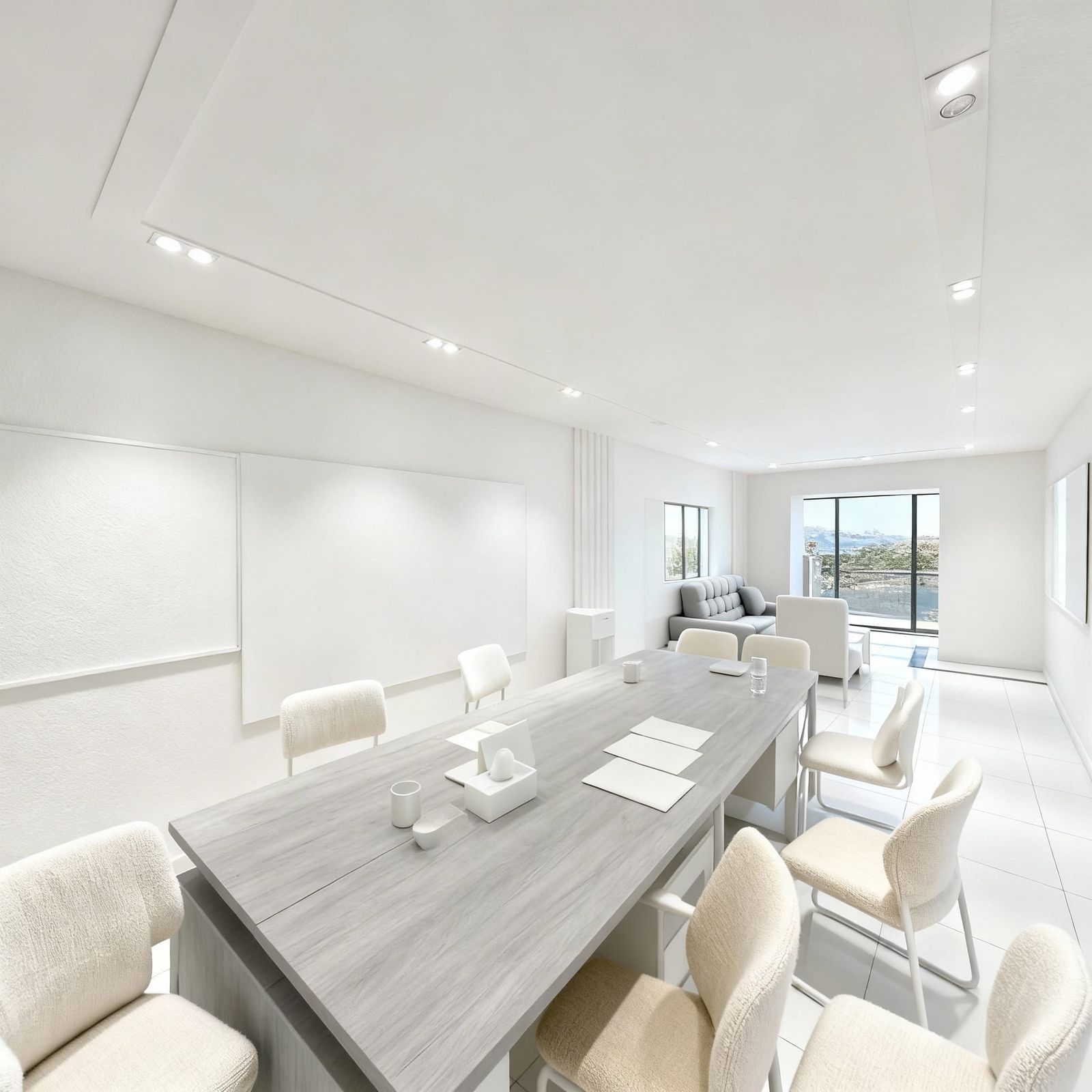 Modern White Minimalist Room Design