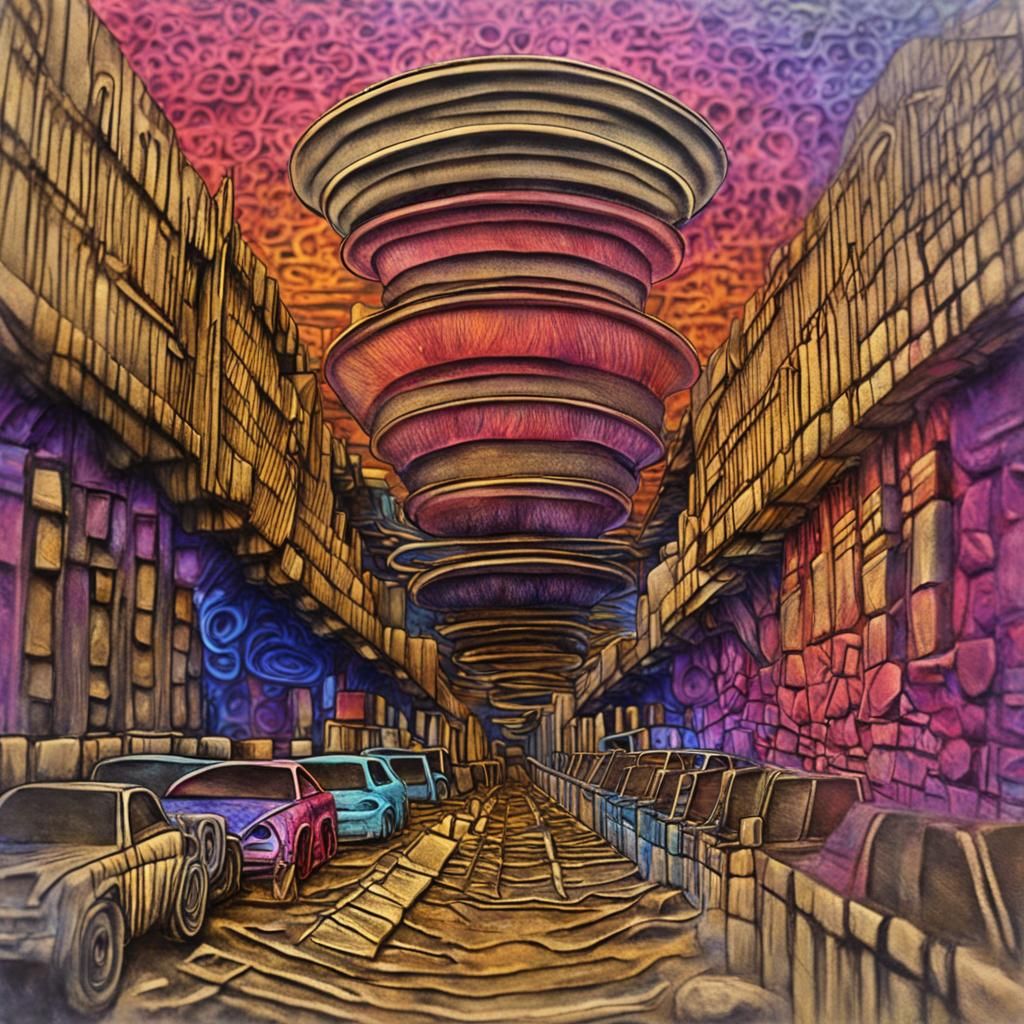 Bast Fiber Bridge over Polymer Clay Morphosis