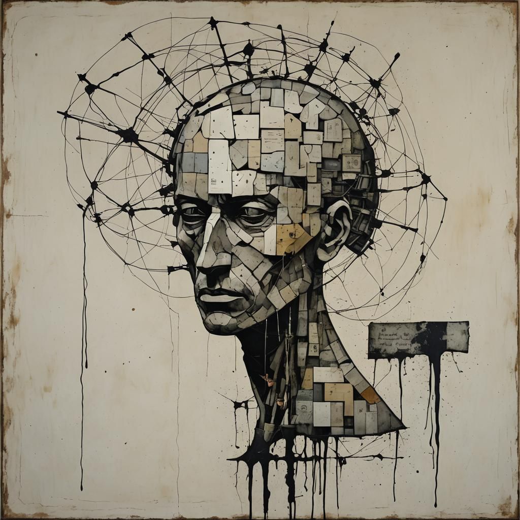 Minimalist Mixed Media Art: Memory vs Forgetting