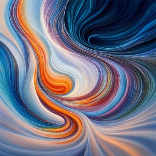 Abstract Yin-Yang Fusion of Desires and Peace