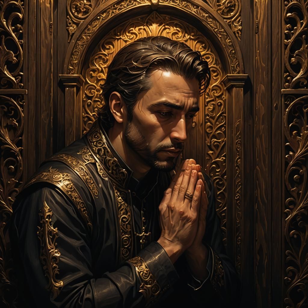 Dark Fantasy Confession: Prayer in a Gothic Booth