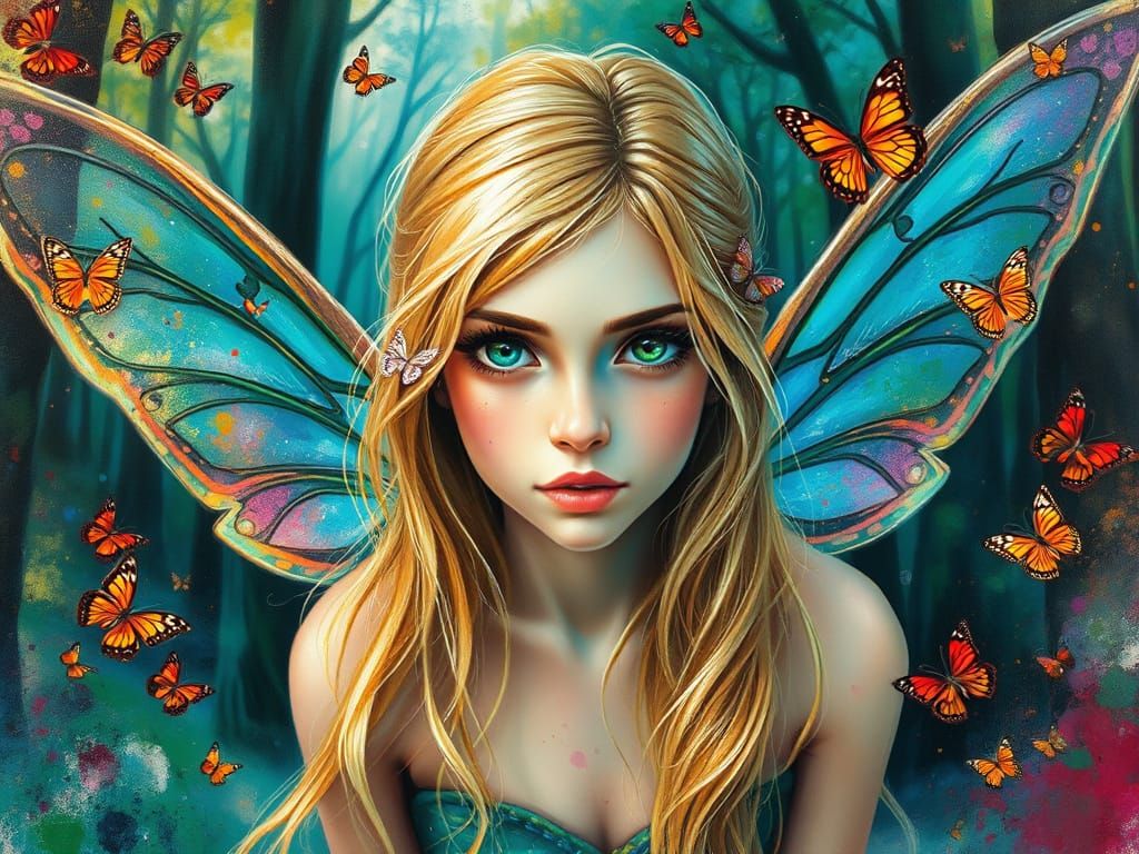 Glimpses of Enchantment: Daelea's Radiant Journey through the Fairy Realm