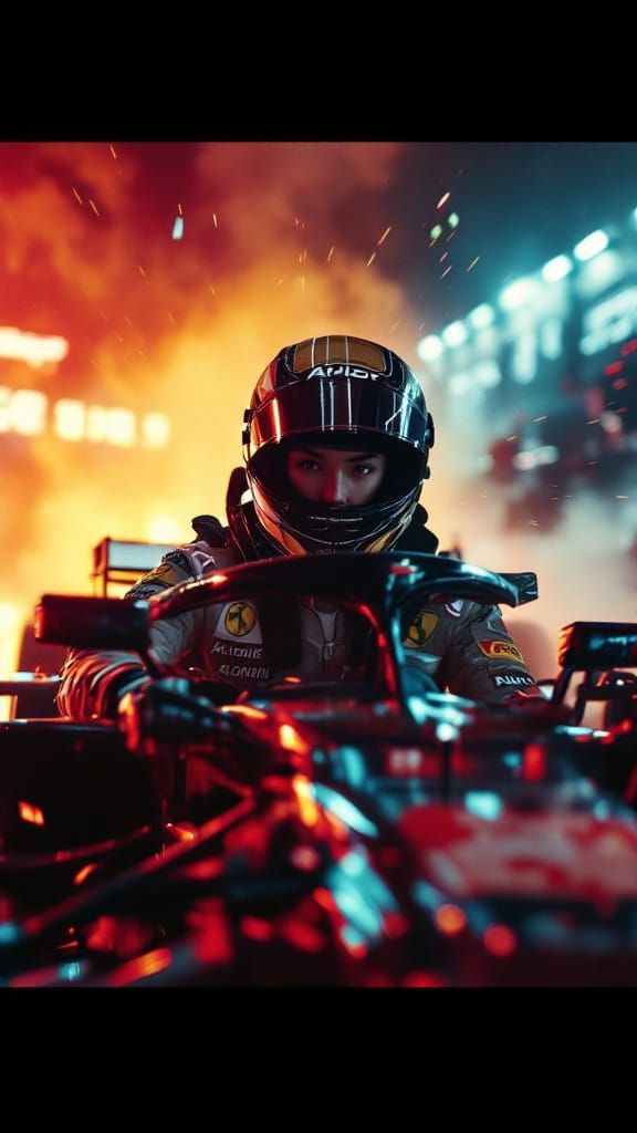 K-Pop Idol Performs in High-Octane F1 Music Video