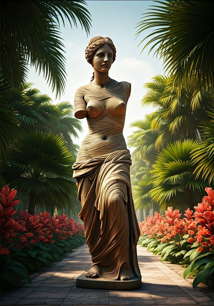 Rope Venus de Milo in Tropical Museum