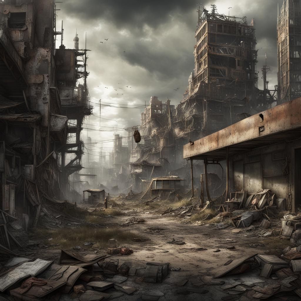 Post-Apocalyptic Wonderland: A Surreal Vision