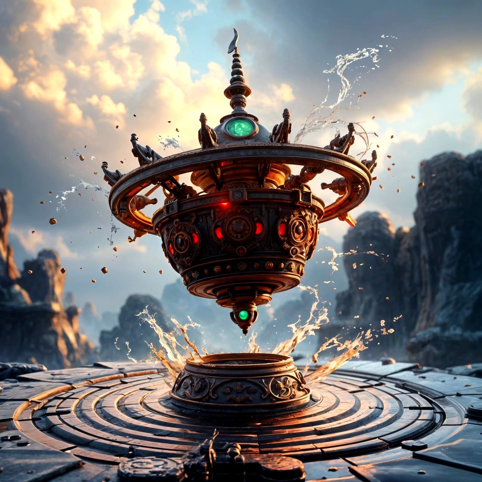 The Unpredictable Bouncing Rotator