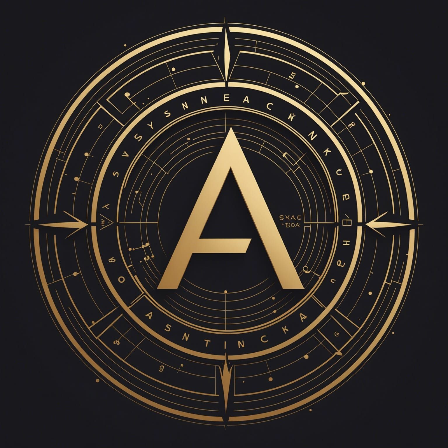 DaVinci-Inspired Logo: Syn/Ack, Fibonacci, and Space