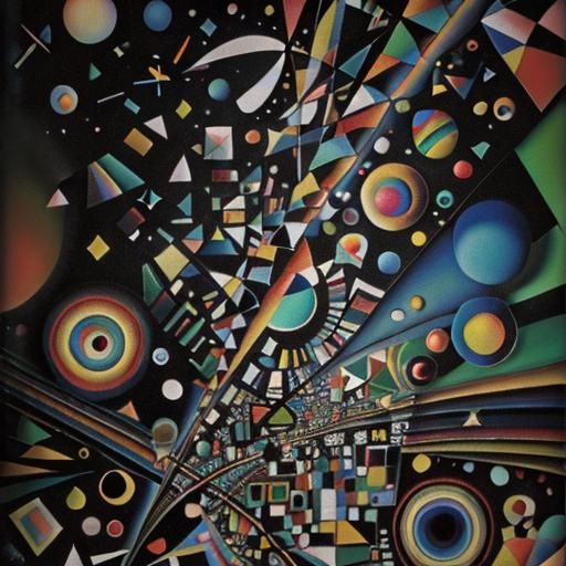 Abstract Geometric Forms in Photorealistic 3D