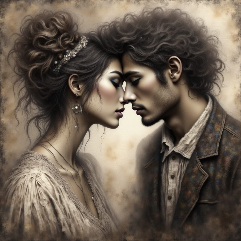 Newspaper Flame Collaboration: Tenderness and Passion