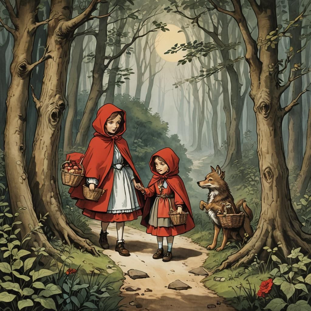 Little Red Riding Hood's Forest Journey