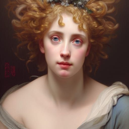 Britannia Portrait in Oil Paint Style