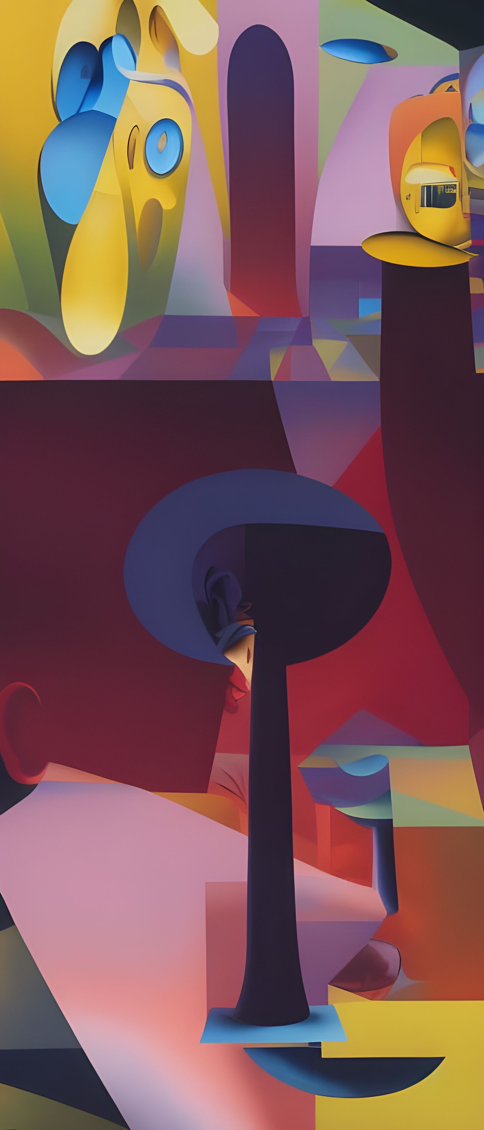 Abstract Art with Magical Particles and Light Dust