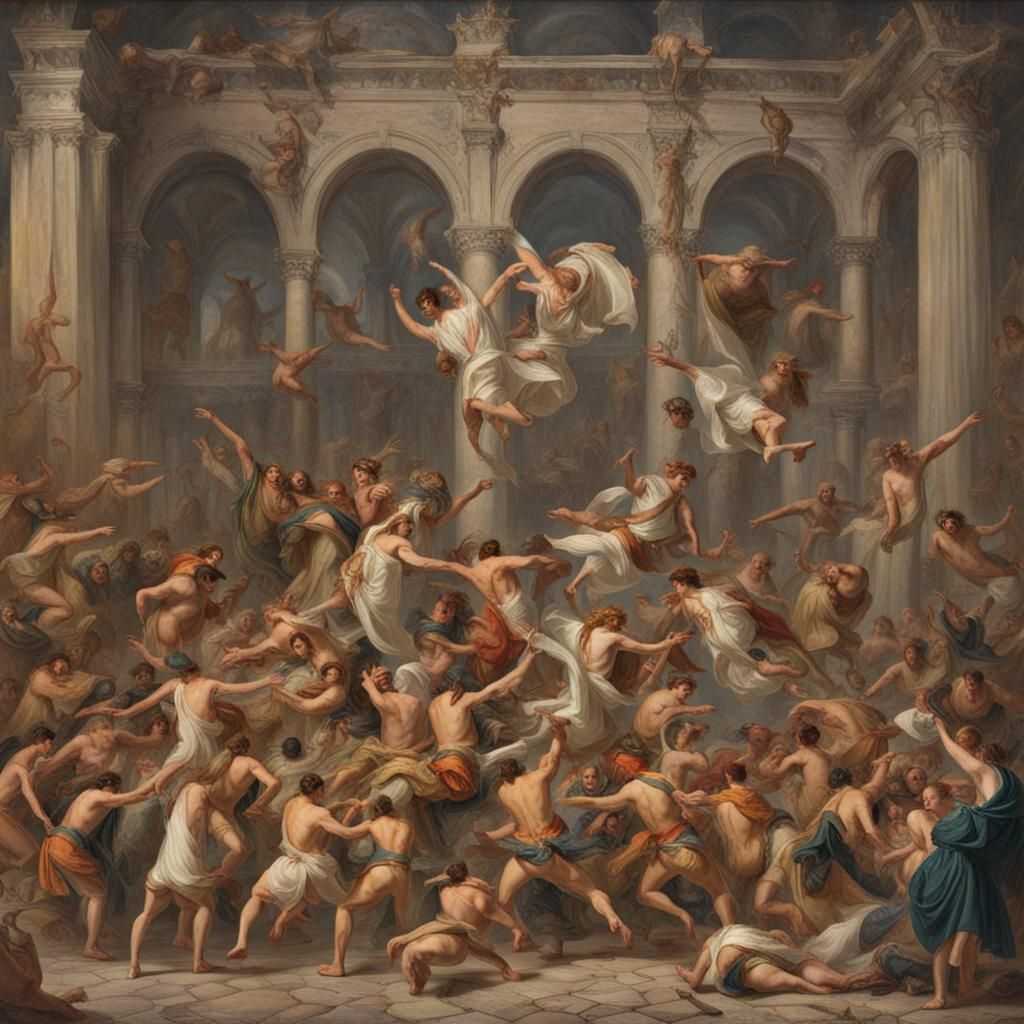 Pandemonium Image Generated by AI