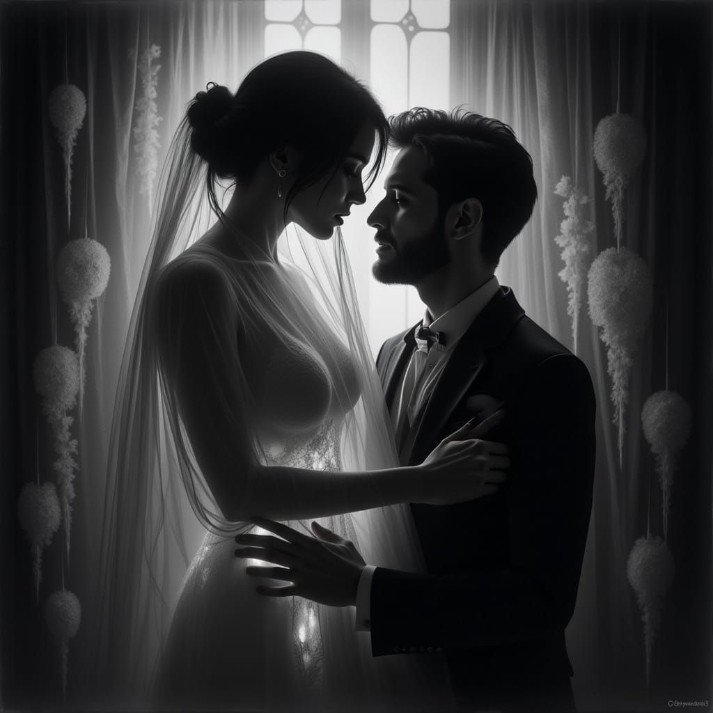 Ethereal Bridesmaid's Ghostly Farewell