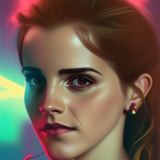 Emma Watson as 1980s Detective in Miami Vice