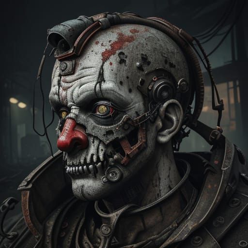 Abandoned Industrial Decay in Distressed Art