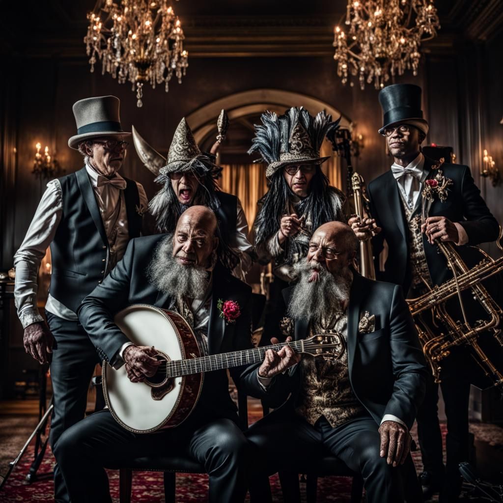 Monster Band Plays at Witches' Wedding