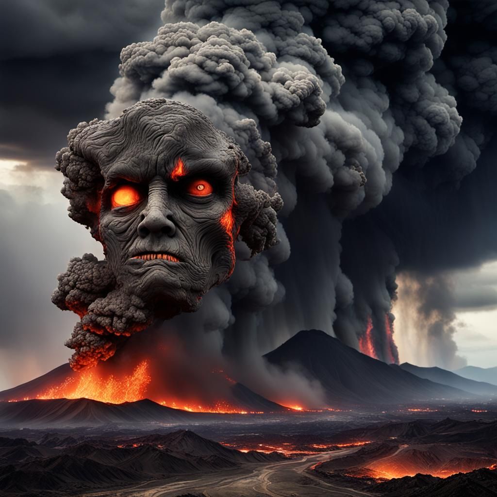 Apocalyptic Despair: Volcanic Eruption in Unreal Engine 5
