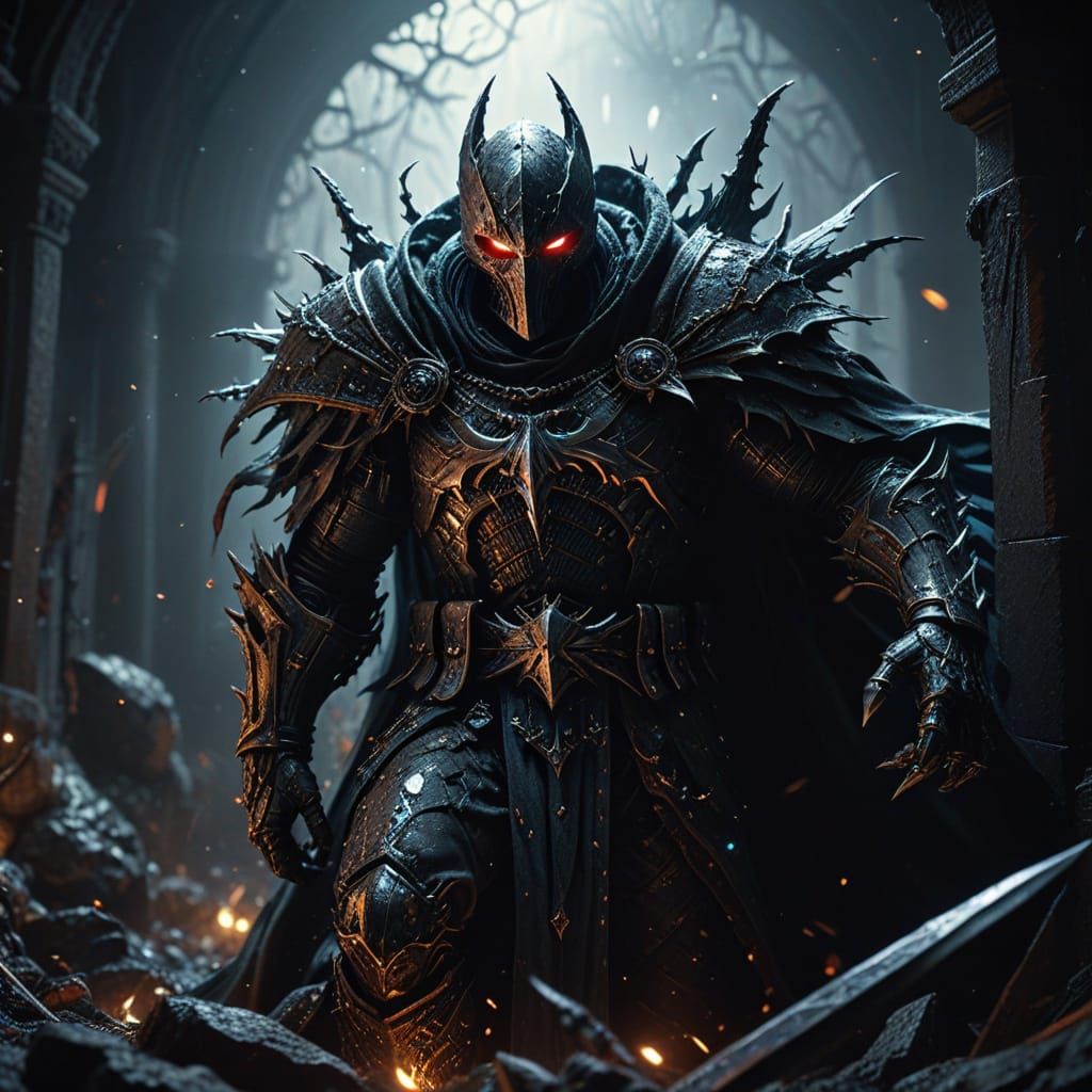 Epic Spawn Character in Dark Souls-Inspired Realism