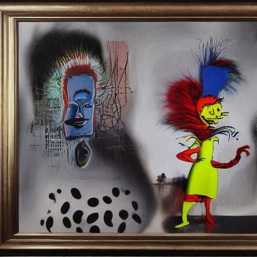 Dorothy Gale in Surrealist Pop Art Style