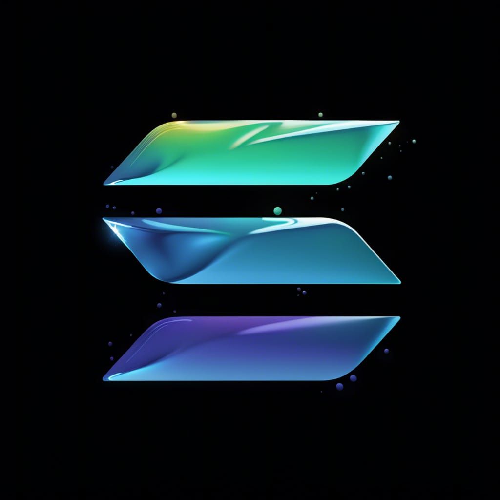 Hyperrealistic Solana Crypto Splash Art