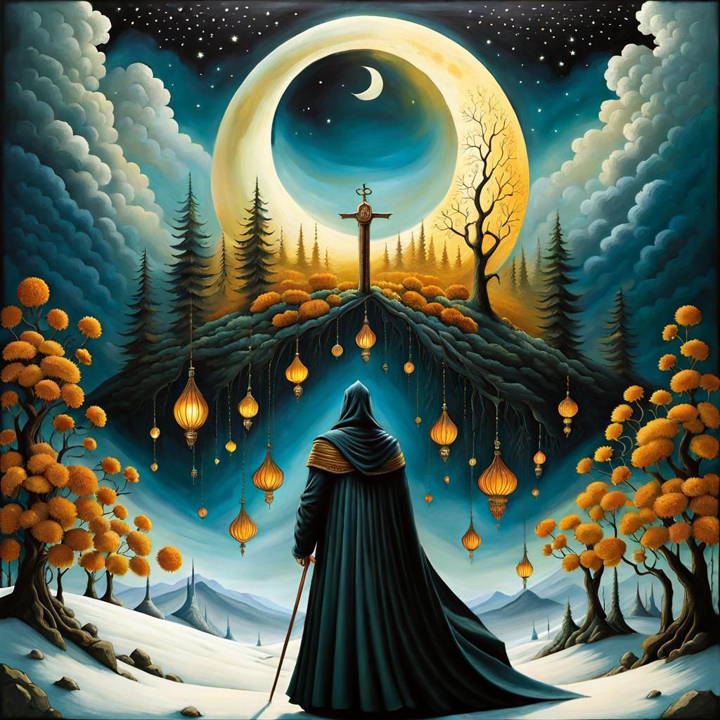 Eerie Dance of Death Eaters: Surrealist Photography