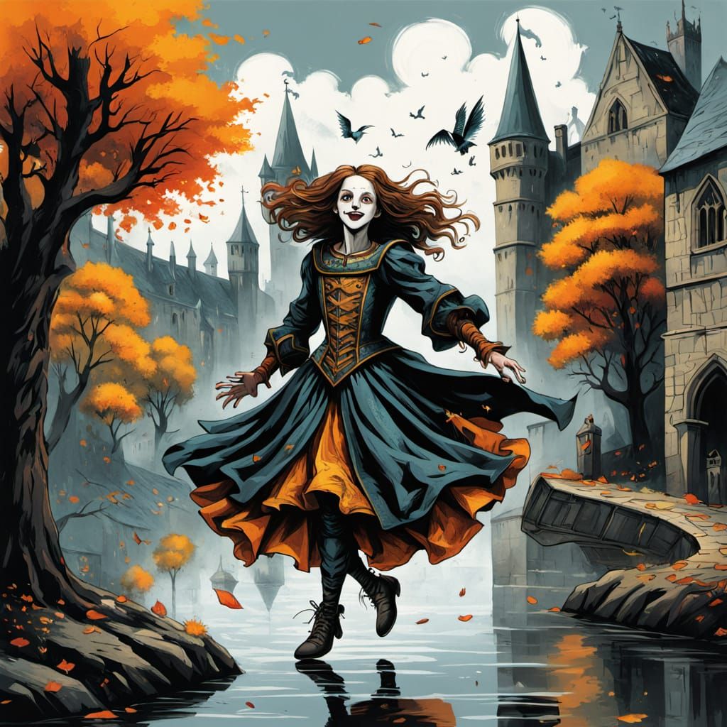 Jester's Hilarious Trip in Medieval Court