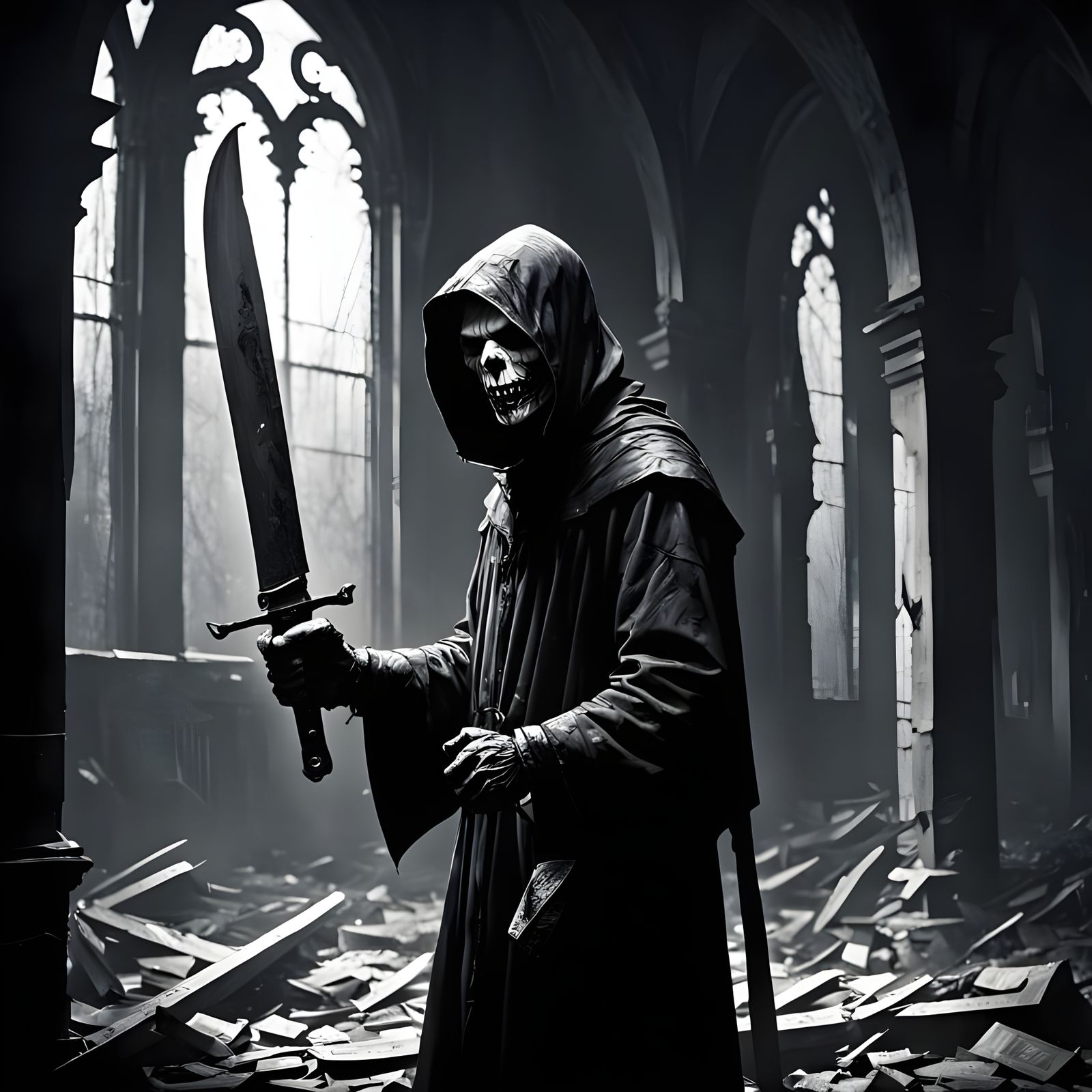 Ominous Cut: Gothic Art Nouveau Horror