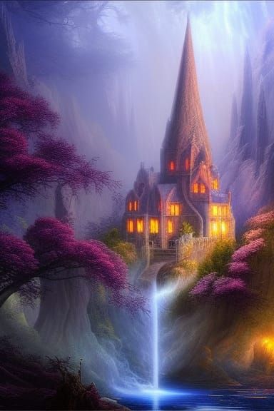 Ethereal Lightning in a Bottle Fantasy