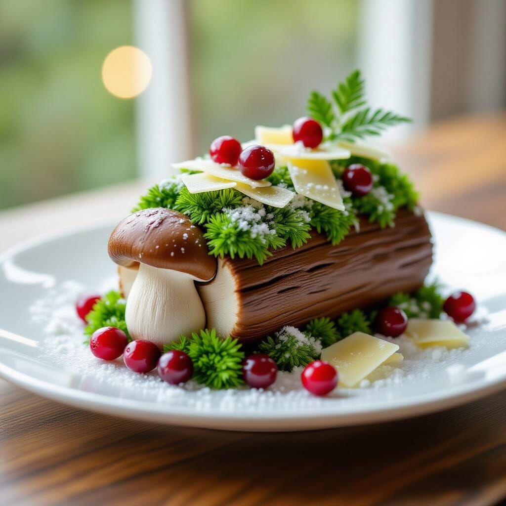 Whimsical Winter Forest Appetizer: Edible Art