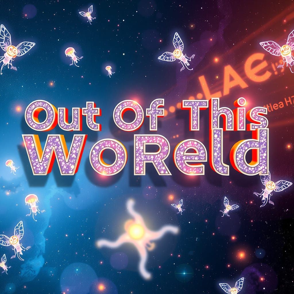 Cosmic Whispers in Shimmering 3D