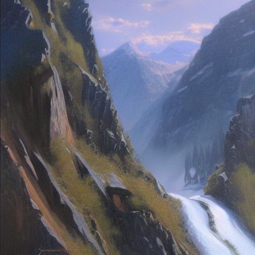 Mountain Queen: Oil Painting Portrait