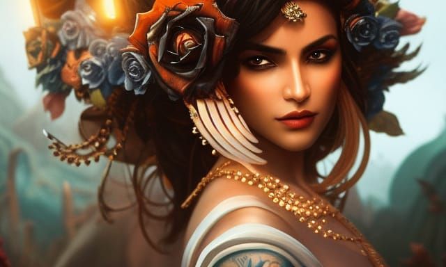 Dream Woman: Fantasy Portrait in 8k Resolution