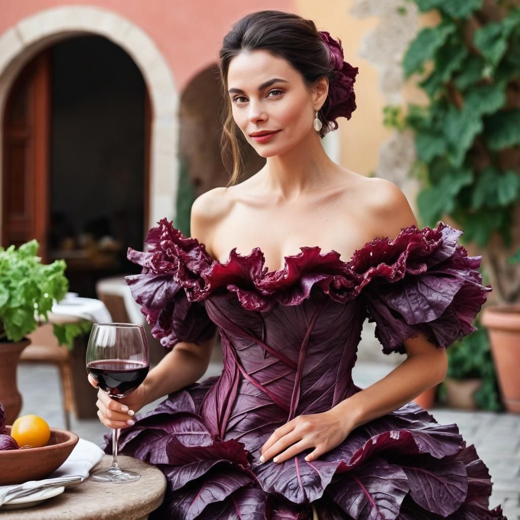 Radicchio Dress: Italian Patio Fashion