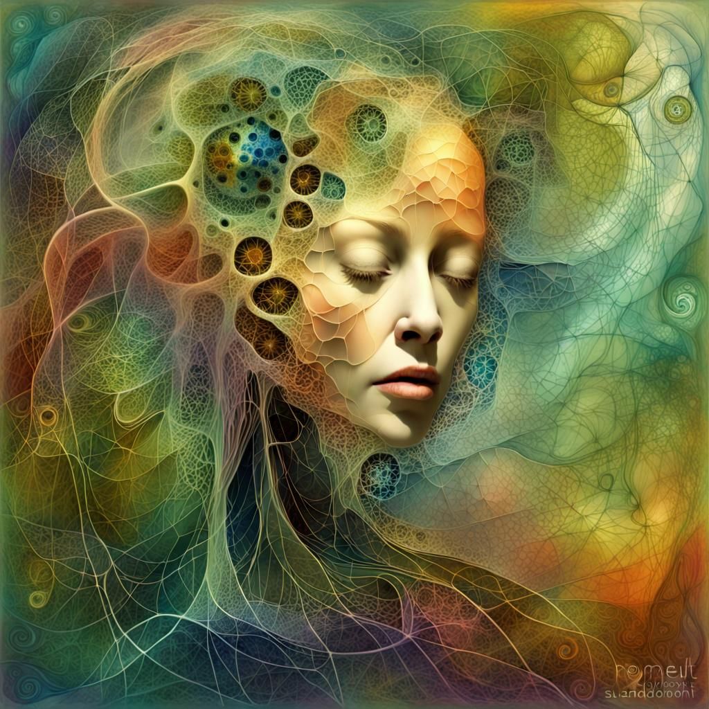 Abstract Digital Art: Face of Digital Consciousness