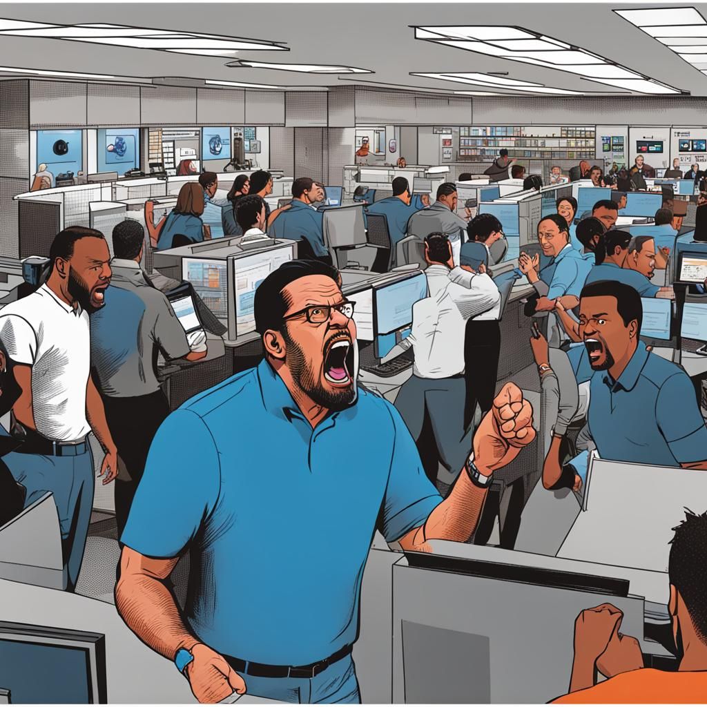 Angry AT&T Employee Confrontation