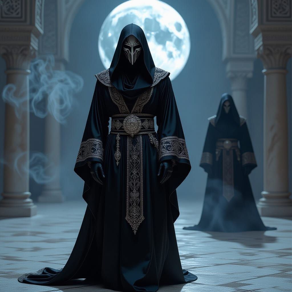 Ottoman Noob Saibot in Moonlit Mausoleum