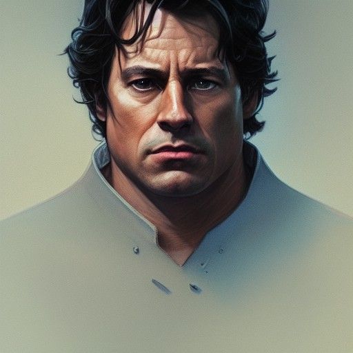 Bruce Banner Portrait in Artstation Style