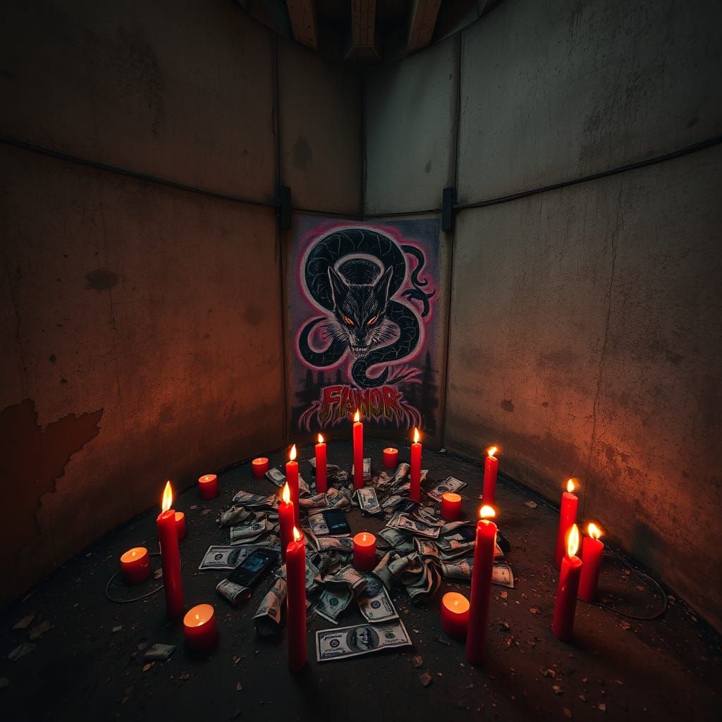 Shrine to a Forgotten Deity in a Desolate Urban Wilderness