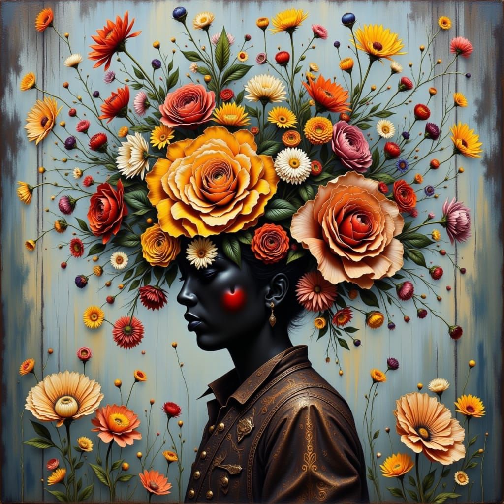 Abstract Ethereal Landscape in Flux