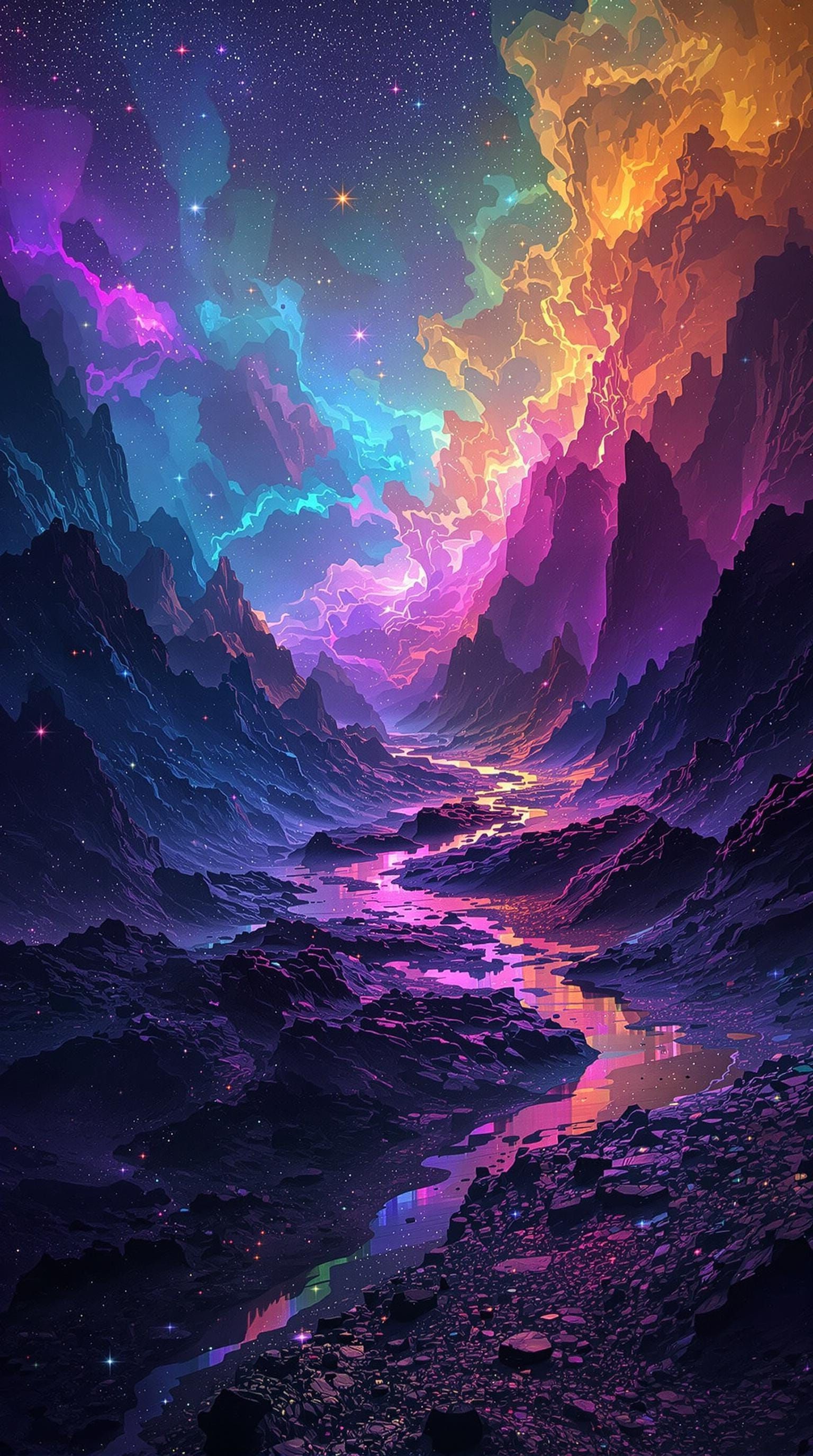 Ethereal Cosmic Dreamscape