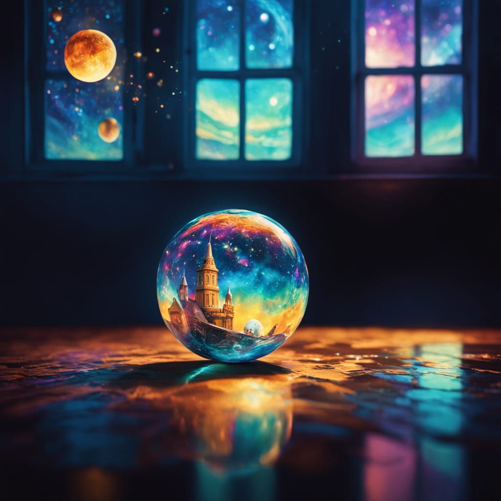 Ethereal Ball in a Dreamlike Void