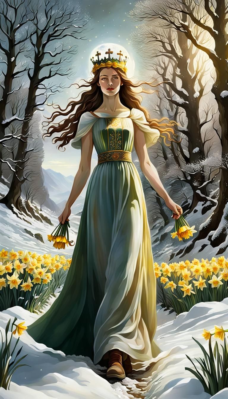 When Persephone returns from the underworld