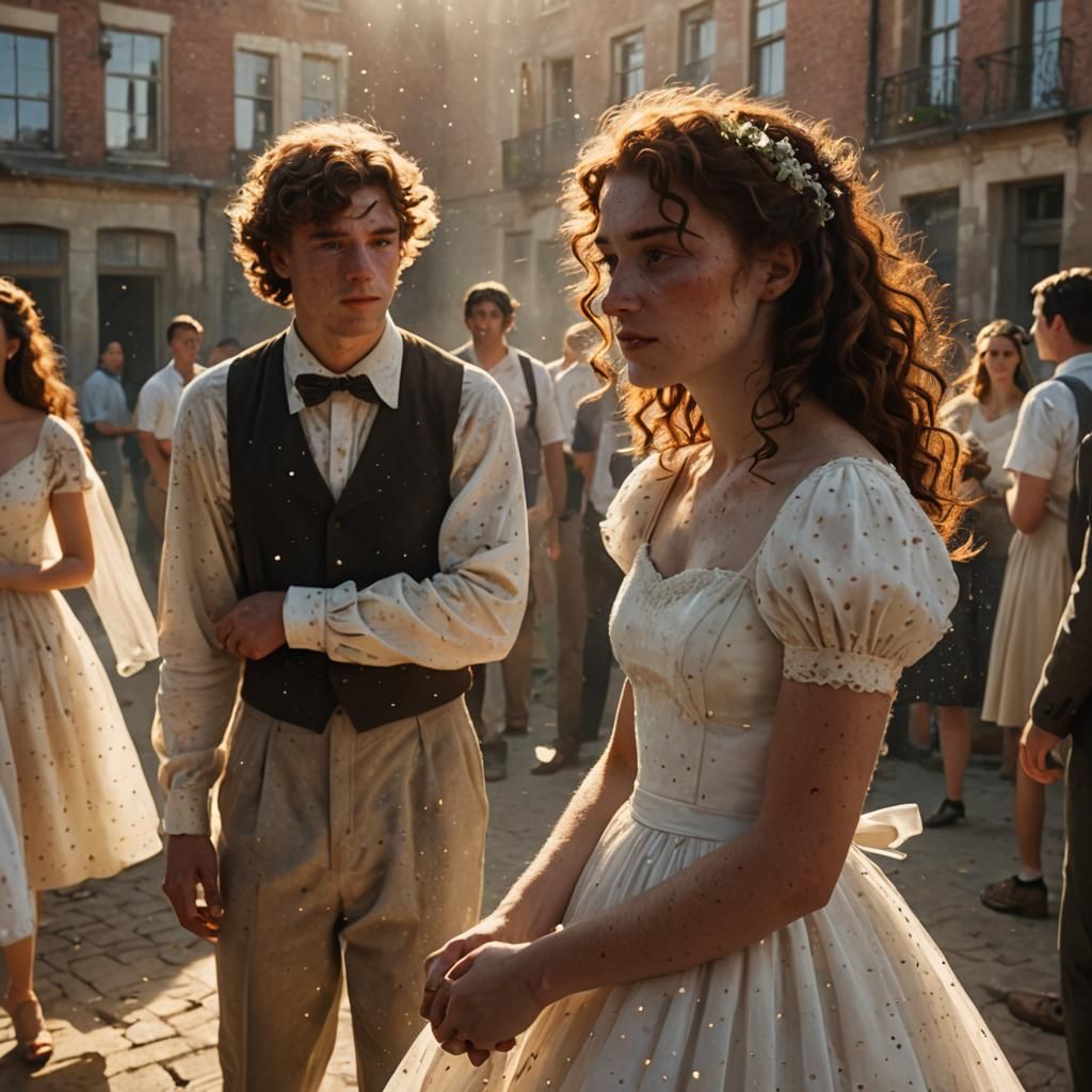 Boy in Bridal Dress: Cinematic Film Still