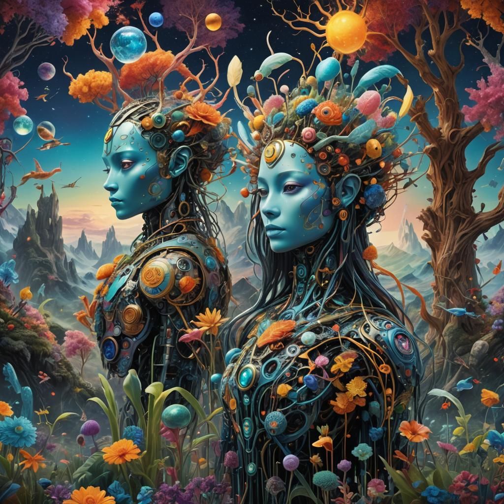 Artists and AI Conjure Fantastical Beings