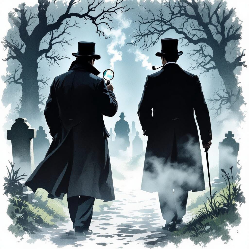 Sherlock and Mycroft Holmes Search London Cemetery