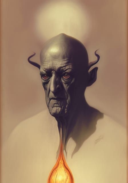 Cyborg Baphomet Gnostic Mass in Renaissance Style